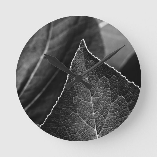 leaves being runde wanduhr (Vorderseite)