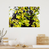 Leaves Blowing im Wind Poster (Küche)