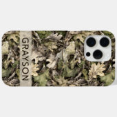 Leaves Camouflage Personalized Case-Mate iPhone Hülle (Rückseite (Horizontal))