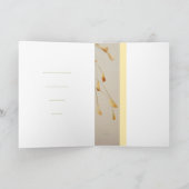 Leaves Gently Bowing Greeting Card Karte (Innenseite)
