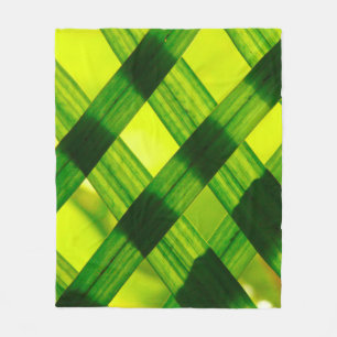 Leaves grass woven green plant fleecedecke