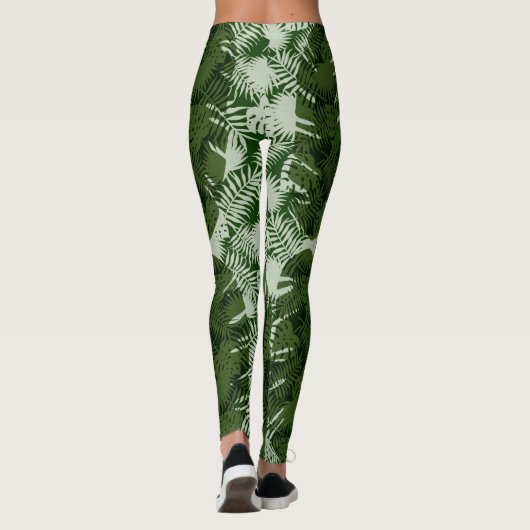 Leaves Patana Banana Design Leggings (Rückseite)