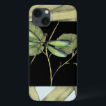 Leaves with Draquelly Inset by Jennifer Goldberger Case-Mate iPhone Hülle<br><div class="desc">This drawing of leaves by Jennifer Goldberger feys an inset of a draquelly on black background. The nighttime feel of the inset contrasts nicely with the daytime feel of the print of leaves. Get yours today!</div>