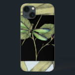 Leaves with Draquelly Inset by Jennifer Goldberger Case-Mate iPhone Hülle<br><div class="desc">This drawing of leaves by Jennifer Goldberger feys an inset of a draquelly on black background. The nighttime feel of the inset contrasts nicely with the daytime feel of the print of leaves. Get yours today!</div>