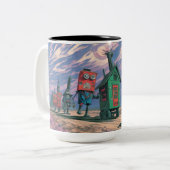 Leaving for better ground zweifarbige tasse (Vorderseite Links)