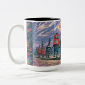 Leaving for better ground zweifarbige tasse (Links)