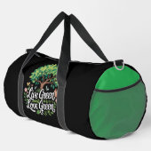 Leb Grün Liebe Grün T-Shirt Duffle Bag (Rechte Ecke)