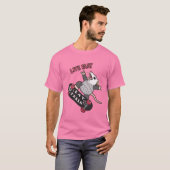 Leb schnell, friss Müll T-Shirt (Vorne ganz)