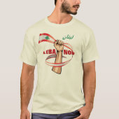 LEBANON ل ب ن ن T - SHIRT (Vorderseite)