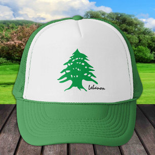Lebanon & Lebanese flag - fashion/sport fans Truckerkappe