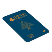 Lebanon passport magnet (Rechte Seite)