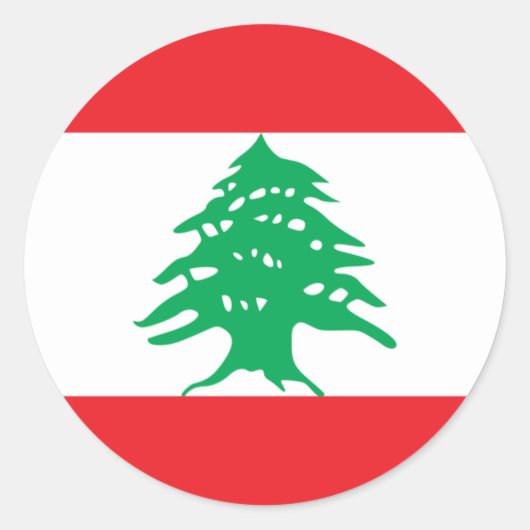 lebanon runder aufkleber (Vorderseite)