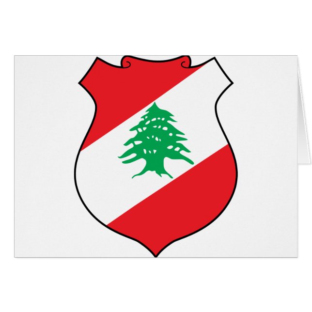 lebanonisches Emblem (Vorderseite (Horizontal))