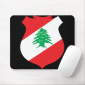 lebanonisches Emblem Mousepad (Mit Mouse)