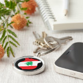 lebanonisches Emblem Schlüsselanhänger (Seite)