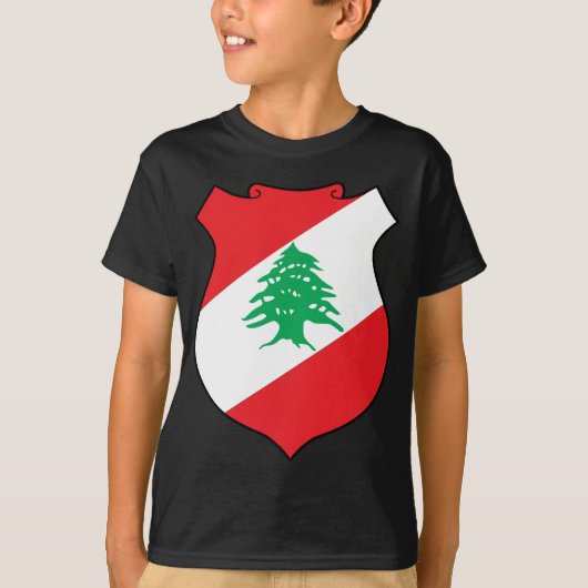 lebanonisches Emblem T-Shirt (Vorderseite)