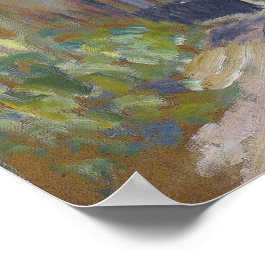 Lebasque - Nono in der Nähe der Gärten in Lagny Poster (Ecke)