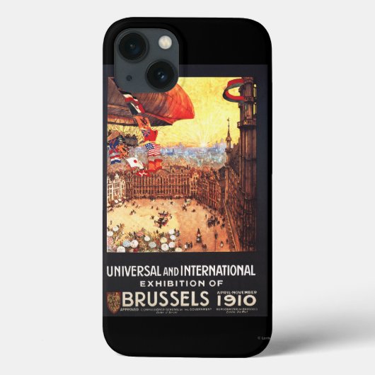 Lebaudy Airship with World Flags at Expo Case-Mate iPhone Hülle (Rückseite)