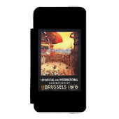 Lebaudy Luftschiff mit Weltflaggen an der Incipio iPhone Geldbeutel-Hülle (Folio Vorderseite)