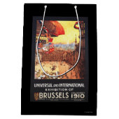 Lebaudy Luftschiff mit Weltflaggen an der Mittlere Geschenktüte (Rückseite)