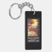 Lebaudy Luftschiff mit Weltflaggen an der Schlüsselanhänger (Vorderseite links)