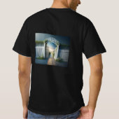 "Lebe..." Anpassbare Männer T-Shirt (Rückseite)