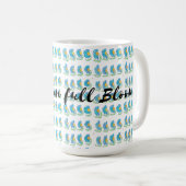 Lebe das Leben in voller Blüte Kaffeetasse (VorderseiteRechts)