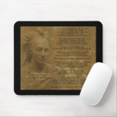 "Lebe dein Leben" Chef Tecumseh Mousepad (Mit Mouse)