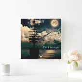 Lebe deinen Traum Uhr (Zuhause)