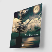 Lebe deinen Traum Uhr (Winkel)