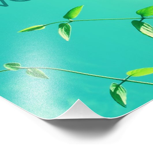 Lebe deinen Traum! Vibrant Sky Fotodruck (Ecke)