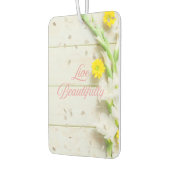 Lebe ein schönes Leben. Autolufterfrischer (Links)