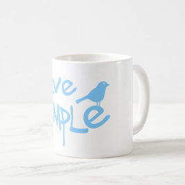 Lebe Einfach Kaffeetasse