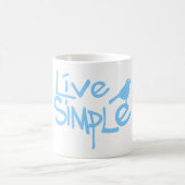 Lebe Einfach Kaffeetasse (Mittel)