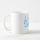 Lebe Einfach Kaffeetasse (Links)