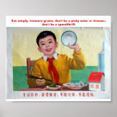 Lebe einfach, Schätze Körner, ... Poster (Vorne)