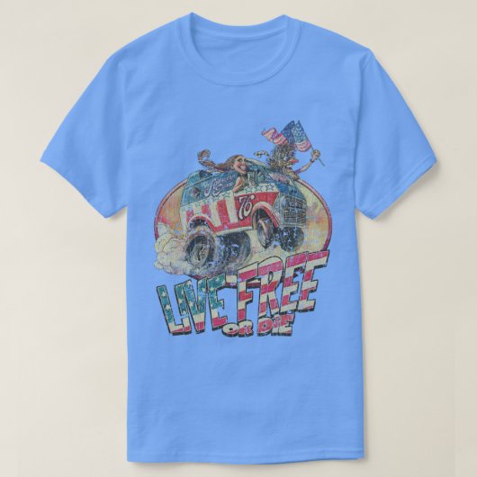 Lebe frei oder stirb T-Shirt (Design vorne)