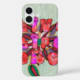 Lebe groß das Leben Kunstprint iPhone 16 Hülle
