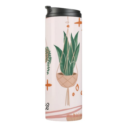 Lebe gut weise Humbly 3:13 Thermosbecher (Nach rechts gedreht)