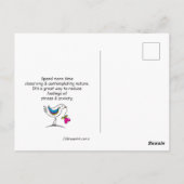 Lebe in Harmonie_ Postkarte (Rückseite)