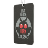 Lebe Lache Lauer Mothman Kryptid Autolufterfrischer (Links)