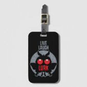 Lebe Lache Lauer Mothman Kryptid Gepäckanhänger (Vorderseite Vertikal)