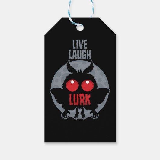 Lebe Lache Lauer Mothman Kryptid Geschenkanhänger (Vorderseite)