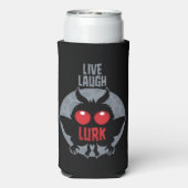 Lebe Lache Lauer Mothman Kryptid Selters Dosenkühler (Seltzer Rückseite)