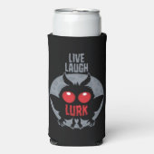 Lebe Lache Lauer Mothman Kryptid Selters Dosenkühler (Seltzer Vorderseite)