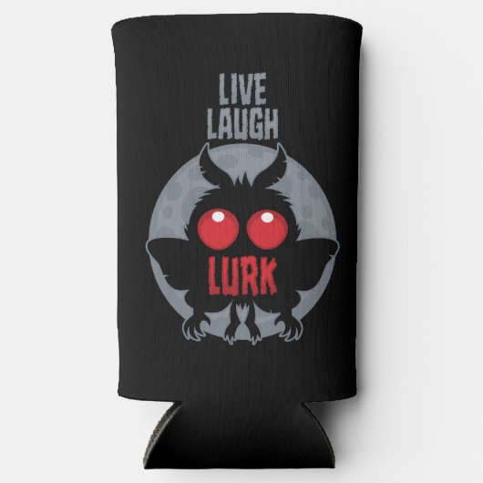 Lebe Lache Lauer Mothman Kryptid Selters Dosenkühler (Vorderseite)
