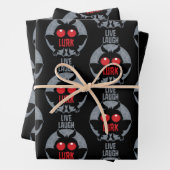Lebe Lache Lauere Mothman Kryptid Geschenkpapier Set (Beispiel)