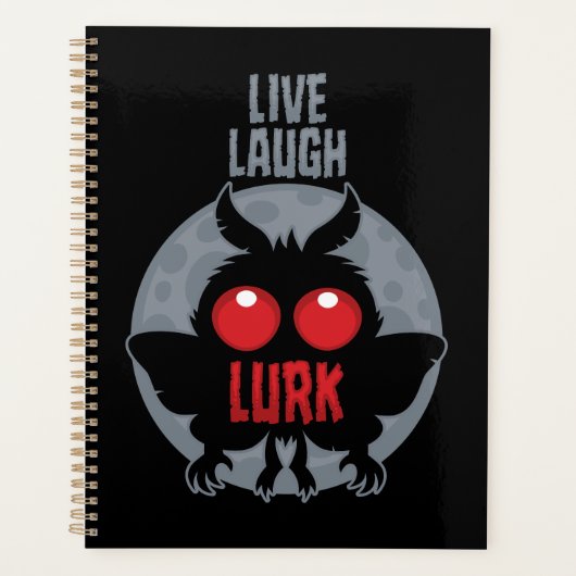 Lebe Lache Lauere Mothman Kryptid Planer (Vorderseite)
