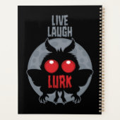 Lebe Lache Lauere Mothman Kryptid Planer (Rückseite)