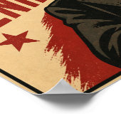 Lebe Lache Lenin Poster (Ecke)
